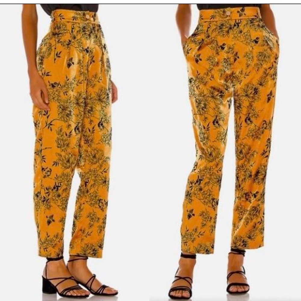 House of Harlow x Revolve Jaya Pant in Copper Floral - Picture 1 of 7